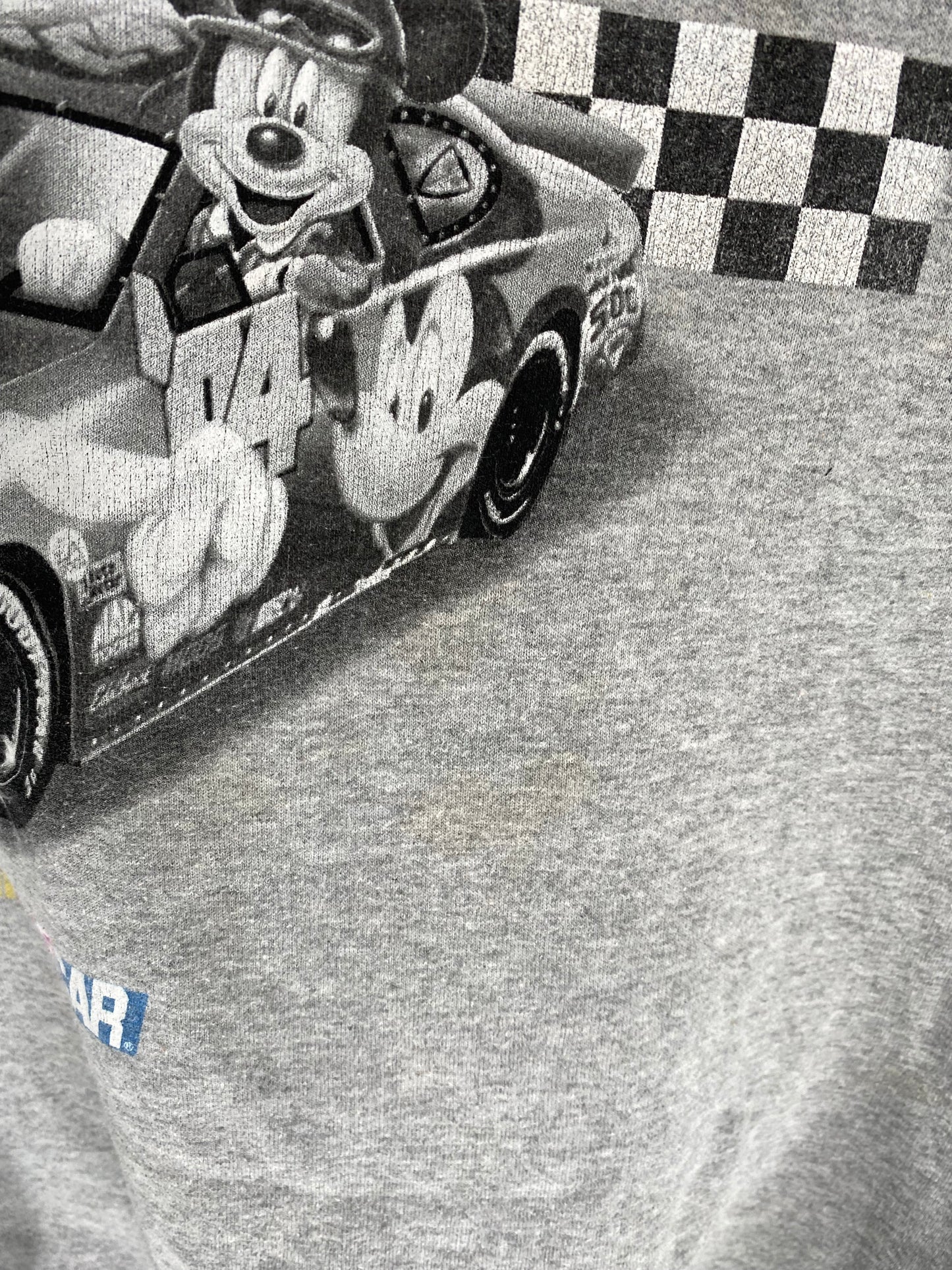 2004 NASCAR DAYTONA x MICKEY Size XL Vintage Racing Sweat-shirt / K6891