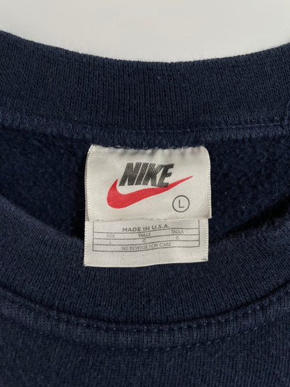 .90's NIKE MINI SWOOSH Made in USA Size L Vintage Sweat-shirt / E5674S