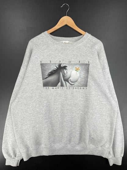 00' DISNEY EEYORE Size XXL Vintage Sweat-shirt / E3415S