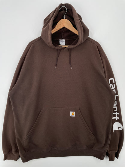 Vintage CARHARTT Size XL Hoodie Sweat-Shirt / A8698