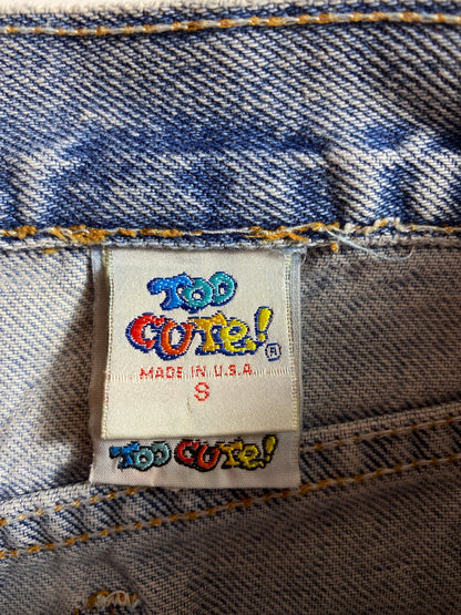 1994 DISNEY MICKEY AND MINNIE Made in USA Size 28 Denim Pants / K6721