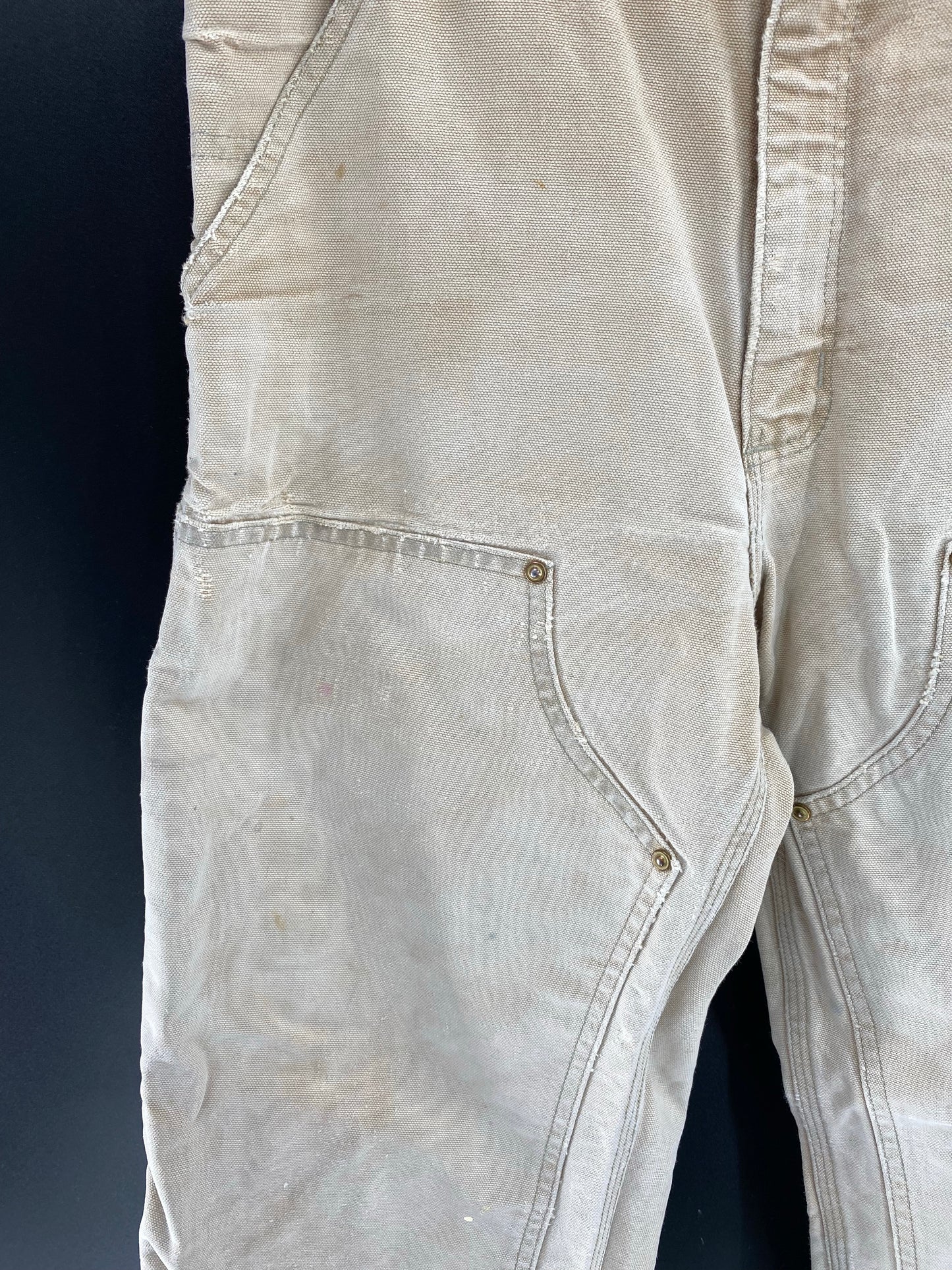 Vintage CARHARTT Size No tag (Approx. 31 x 29) Double Knee Duck Pants / K6520
