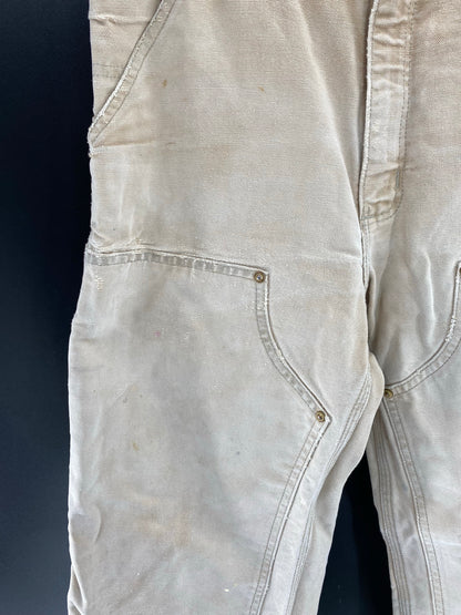 Vintage CARHARTT Size No tag (Approx. 31 x 29) Double Knee Duck Pants / K6520