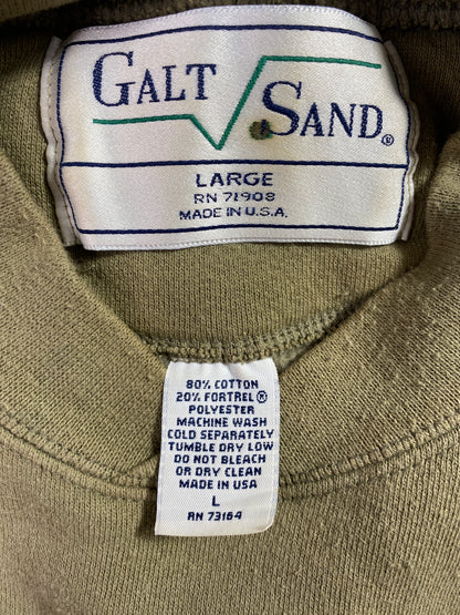 .Vintage GALT SAND AMERICAN OUTDOORSMEN MALLARD DUCK Made in USA Size L Sweat-Shirts/ A4782