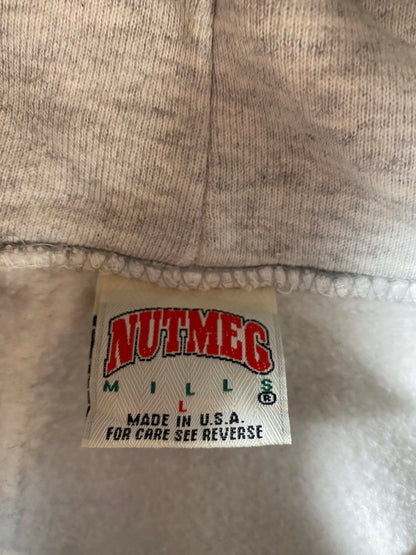 90's NEW YORK GIANTS Made in USA Size L Vintage NFL Hoodie Sweat-Shirt / A6230