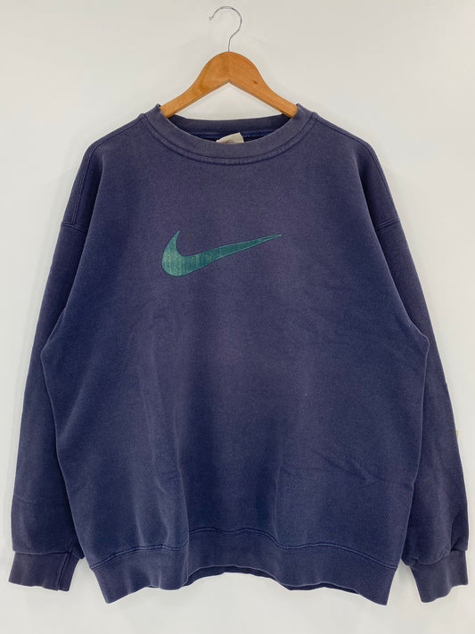 90’s NIKE Made in USA Size L Vintage Sweat-Shirt / K4286