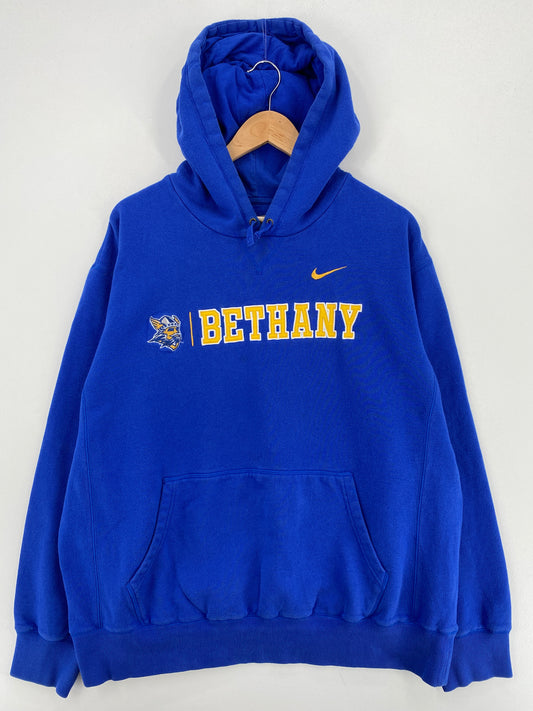Vintage NIKE x WEST VIRGINIA BETHANY Size XL Vintage College Hoodie Sweat-Shirt / A5948