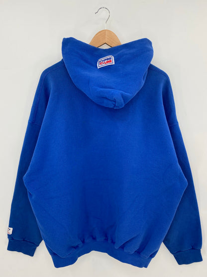 90’s NEW YORK GIANTS Made in USA Size XL Vintage NFL Hoodie Sweat shirt / K7403