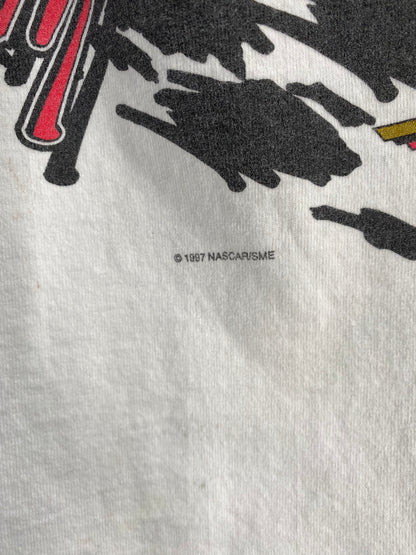 1997 NASCAR DALE EARNHARDT Made in USA Size XL Vintage Racing T-Shirts / K9815