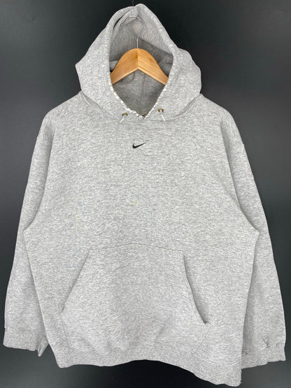 90’s NIKE CENTER SWOOSH Made in USA Size L Vintage Hoodie Sweat-shirt / K8944