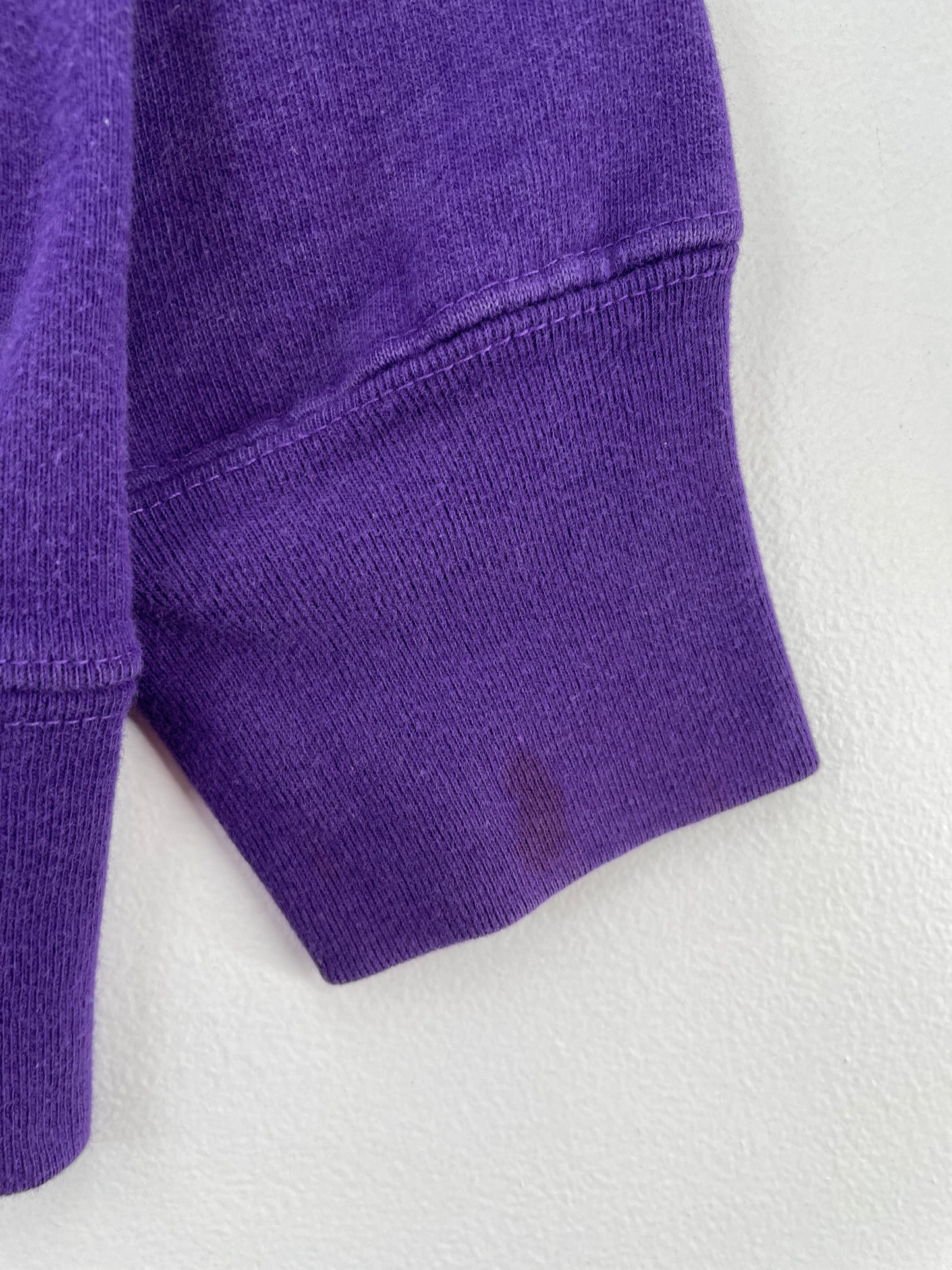 Vintage KANSAS STATE Size L Vintage College Hoodie Sweat-Shirt / E3657S