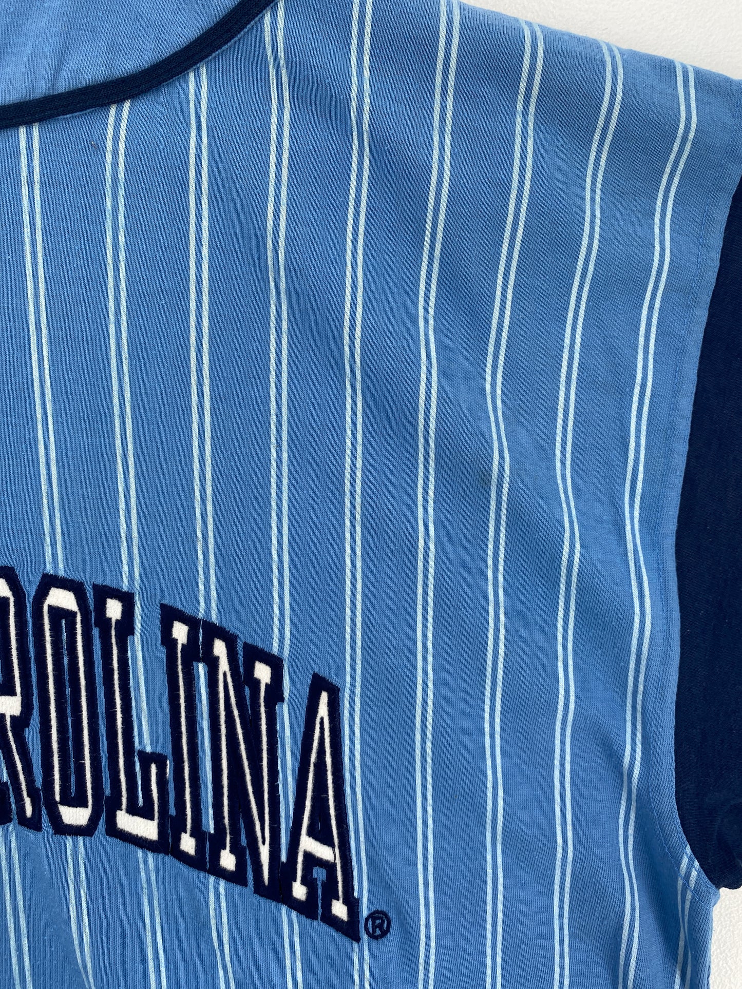 90's NORTH CAROLINA Size L Vintage College Baseball-Shirt  / A6086
