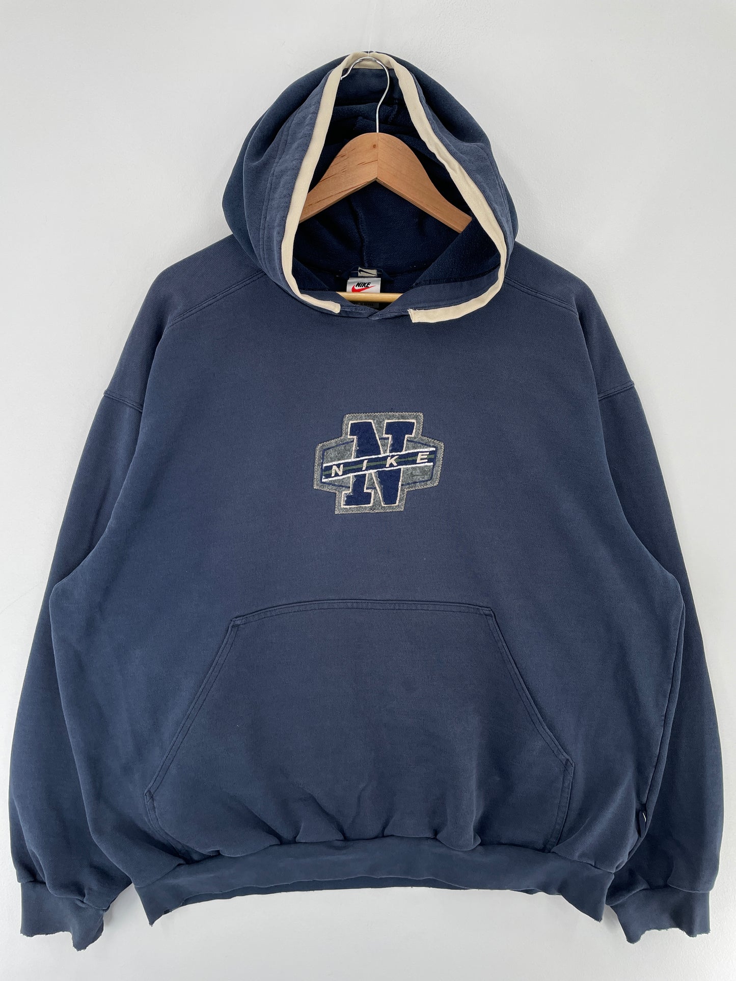 90's NIKE Size L Vintage Hoodie Sweat-Shirt / E6122S