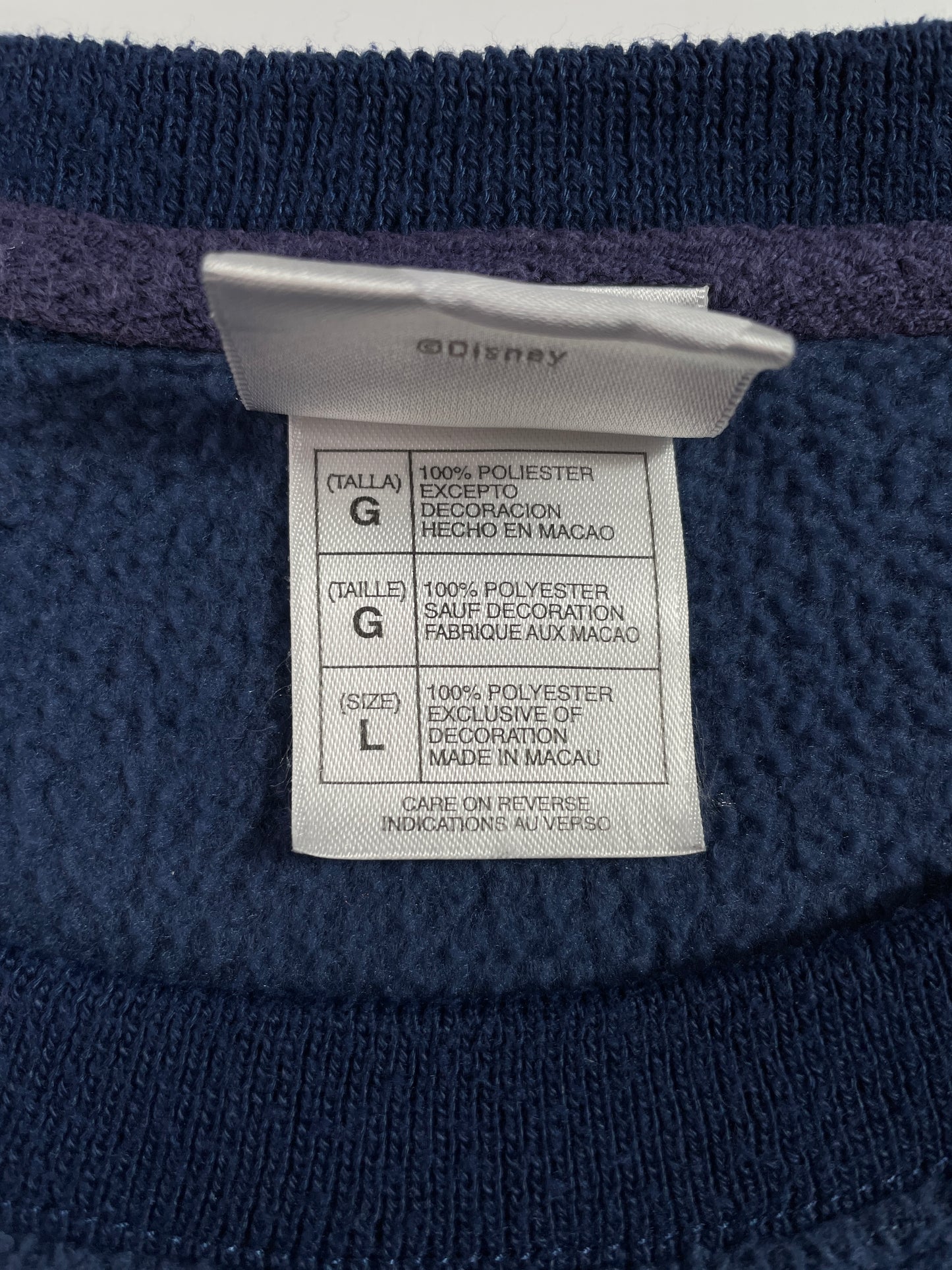 Vintage DISNEY EEYORE Size L Fleece / E2581S