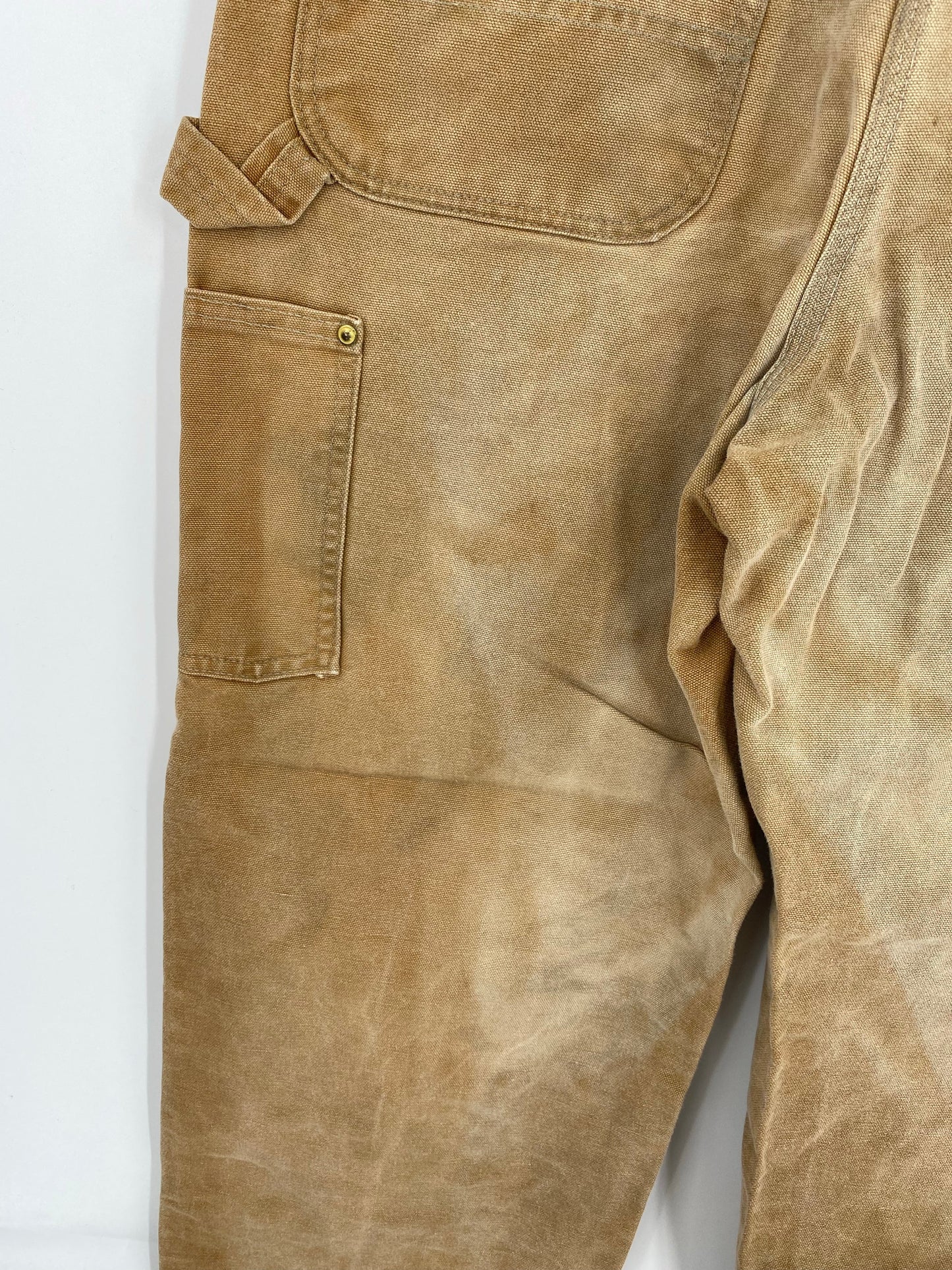 Vintage CARHARTT Size W34xL28.5 Double Knee Duck Pants / A8501