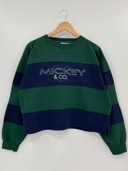 00' DISNEY MICKEY Size Ladies L Vintage Sweat-shirt / K6364