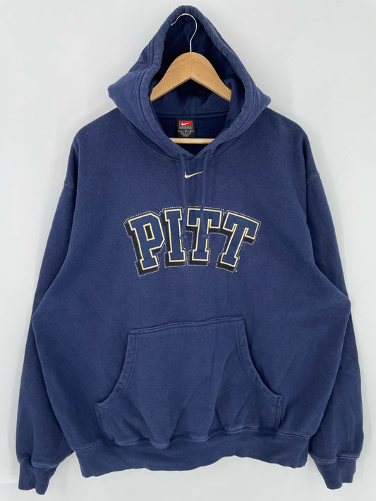 00' NIKE PITTSBURGH Size L Vintage Hoodie Sweat shirt / K5352