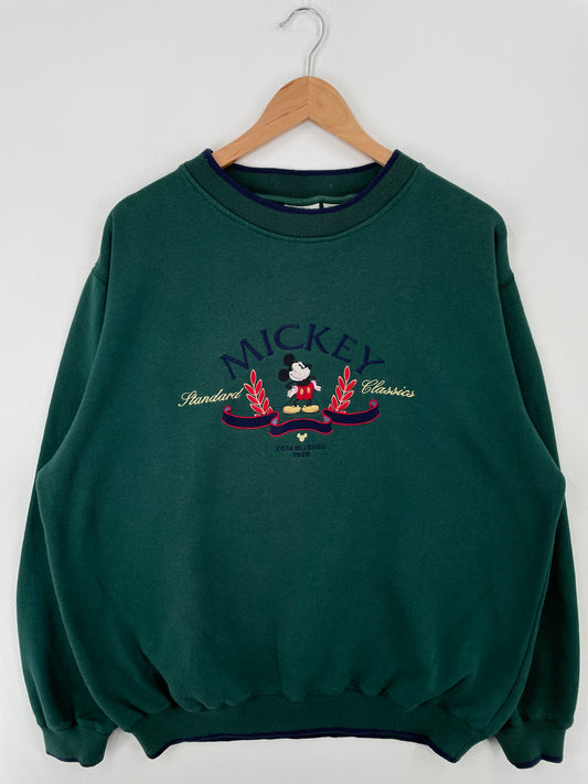 90's DISNEY MICKEY Size XL Vintage Sweat-shirt / A9171