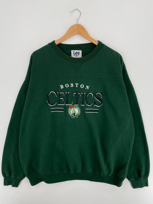 90's BOSTON CELTICS Size XXL Vintage NBA Sweat-Shirt / A5246