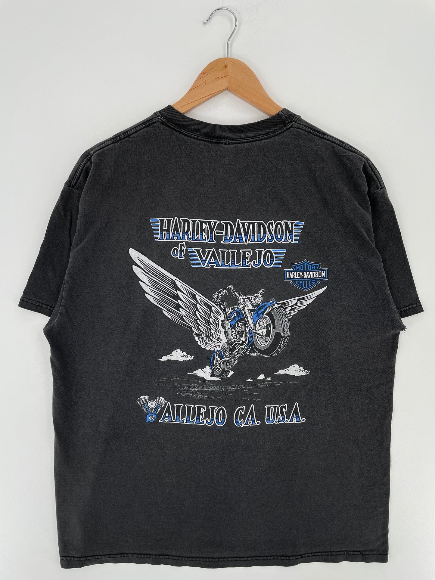 1999 HARLEY DAVIDSON x ALLEJO CALIFORNIA Size No Tag(Approx.L) Vintage T-Shirt / A3429