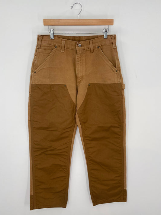 Vintage CARHARTT Size W32xL29 Double Knee Duck Pants / A8107