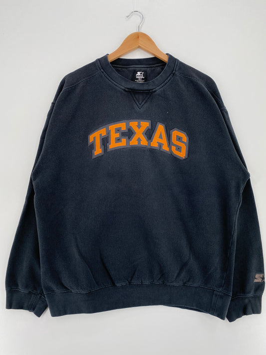 Vintage STARTER x TEXAS Size XL College Sweat-shirt / A2364