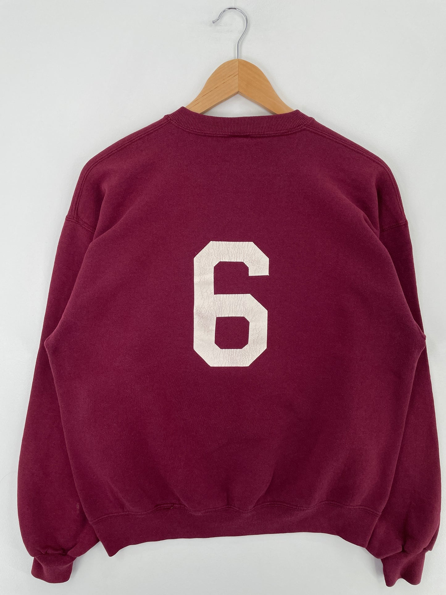 90's RUSSELL x TEXAS SOUTHERN Made in USA Size L Vintage College Sweat-shirt / E1340S