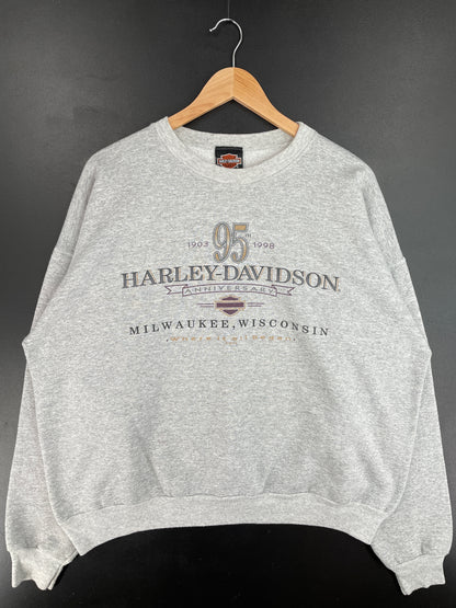 1997 HARLEY DAVIDSON Size XL Vintage Sweat-Shirt / E4166S