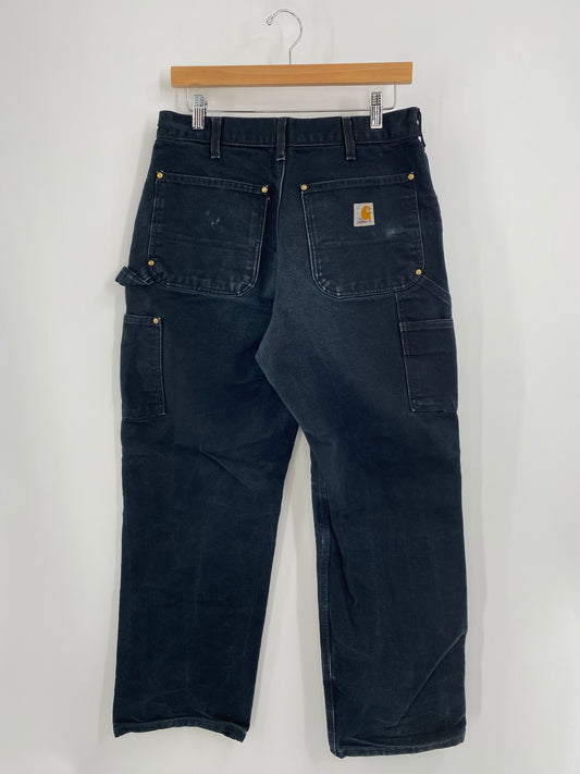 Vintage CARHARTT Made in USA Size W32xL28 Double Knee Duck Pants / A5264