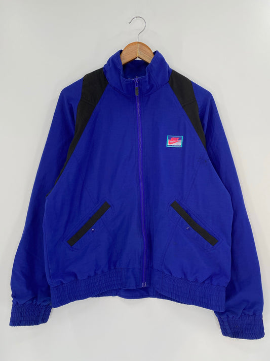 90’s NIKE CHALLENGE Size Approx. L Vintage Zip-up Nylon Jacket / K9162