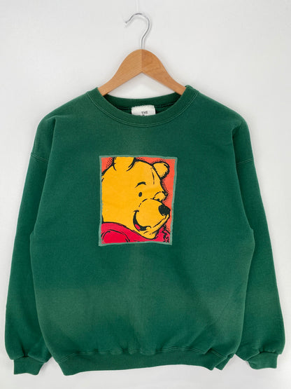90’s DISNEY POOH Made in USA Size M Vintage Sweat shirt / A824