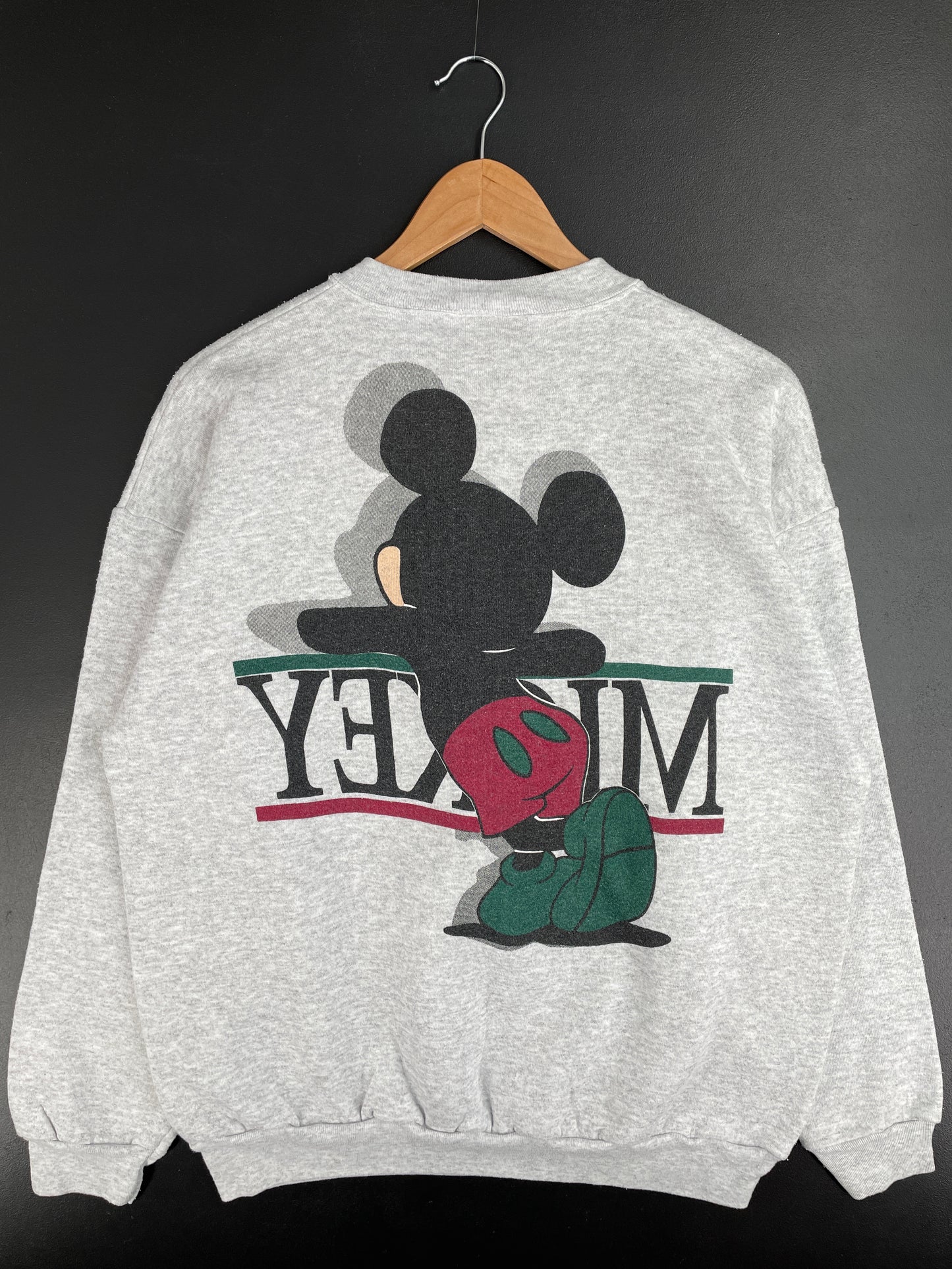 90's DISNEY MICKEY Size L Vintage Sweat-shirt / E1076