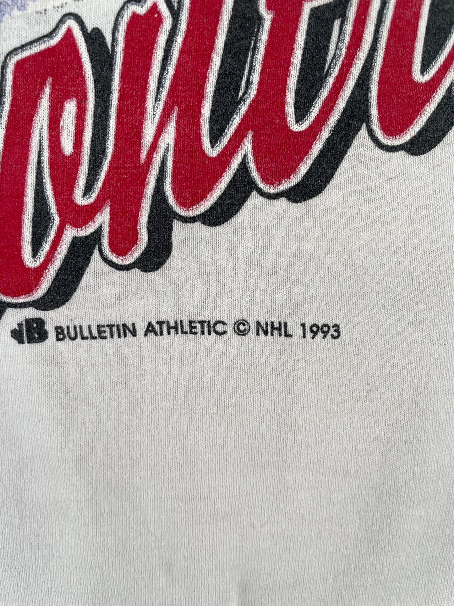 1993 MONTREAL CANADIANS Size Approx. XXL Vintage NHL T-shirt / E6624T