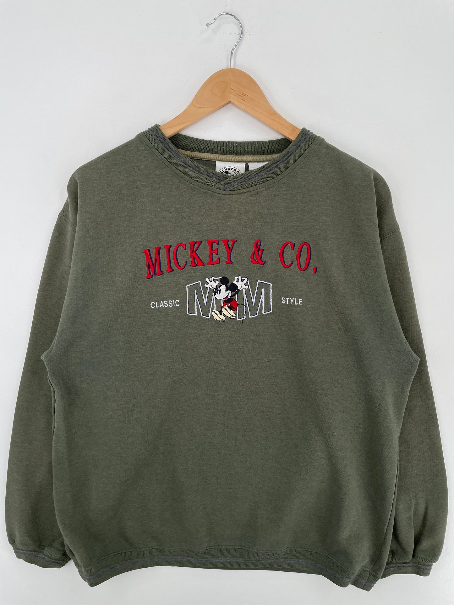 00' DISNEY MICKEY Size L Vintage Sweat-Shirt / A4055