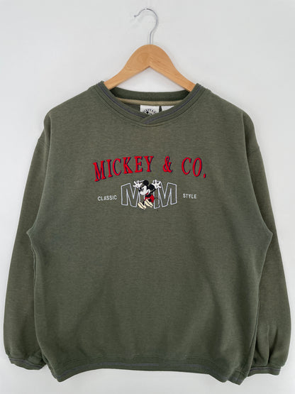 00' DISNEY MICKEY Size L Vintage Sweat-Shirt / A4055