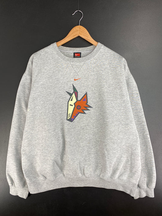 00' NIKE x ARIZONA COYOTES Size XL Vintage NHL Sweat-shirt / E1707S