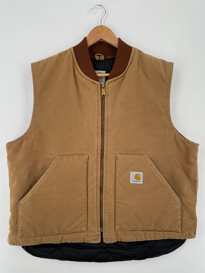 Vintage CARHARTT Size XL Duck Vest / A8642