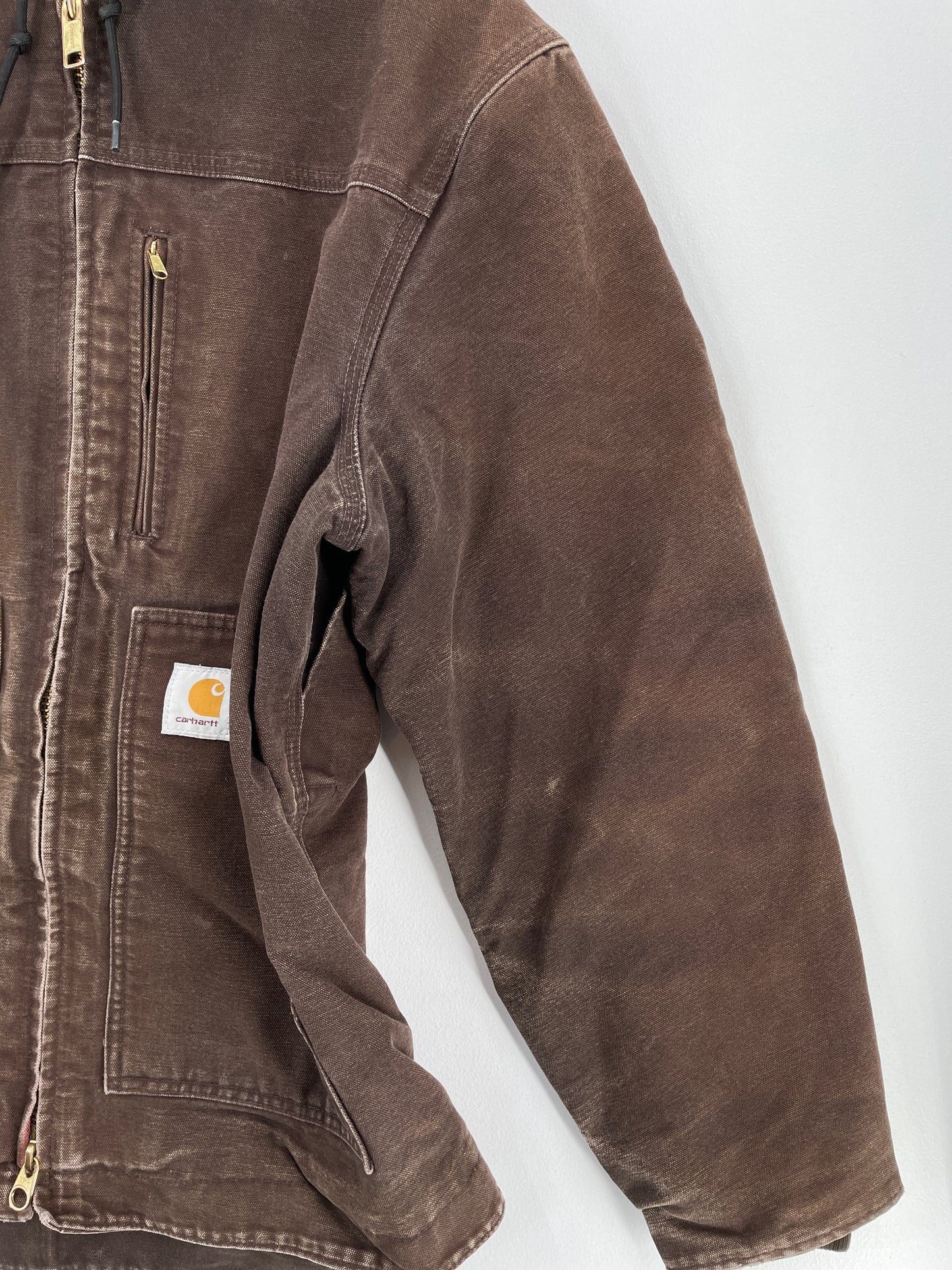 Vintage CARHARTT Size M Hoodie Duck Jacket / A9743