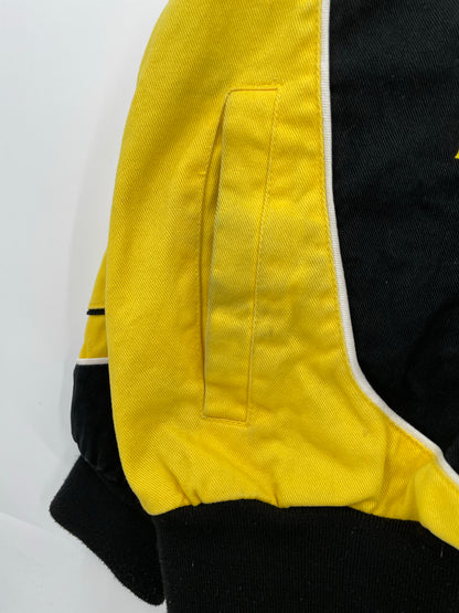 Vintage IOWA HAWKEYES Size No Tag (Approx.L) Racing Jacket  / K8382
