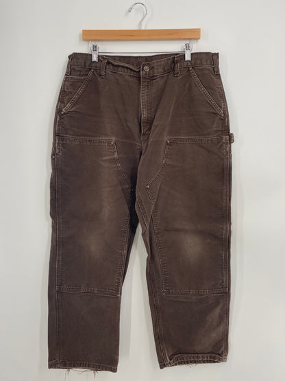 .Vintage CARHARTT Size W36xL27.5 Double Knee Pants / A5936