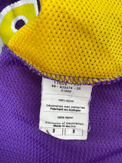 00' CHAMPION x LOS ANGELES LAKERS SHAQUILLE O'NEAL Size 40 M Vintage NBA Jersey / A5456