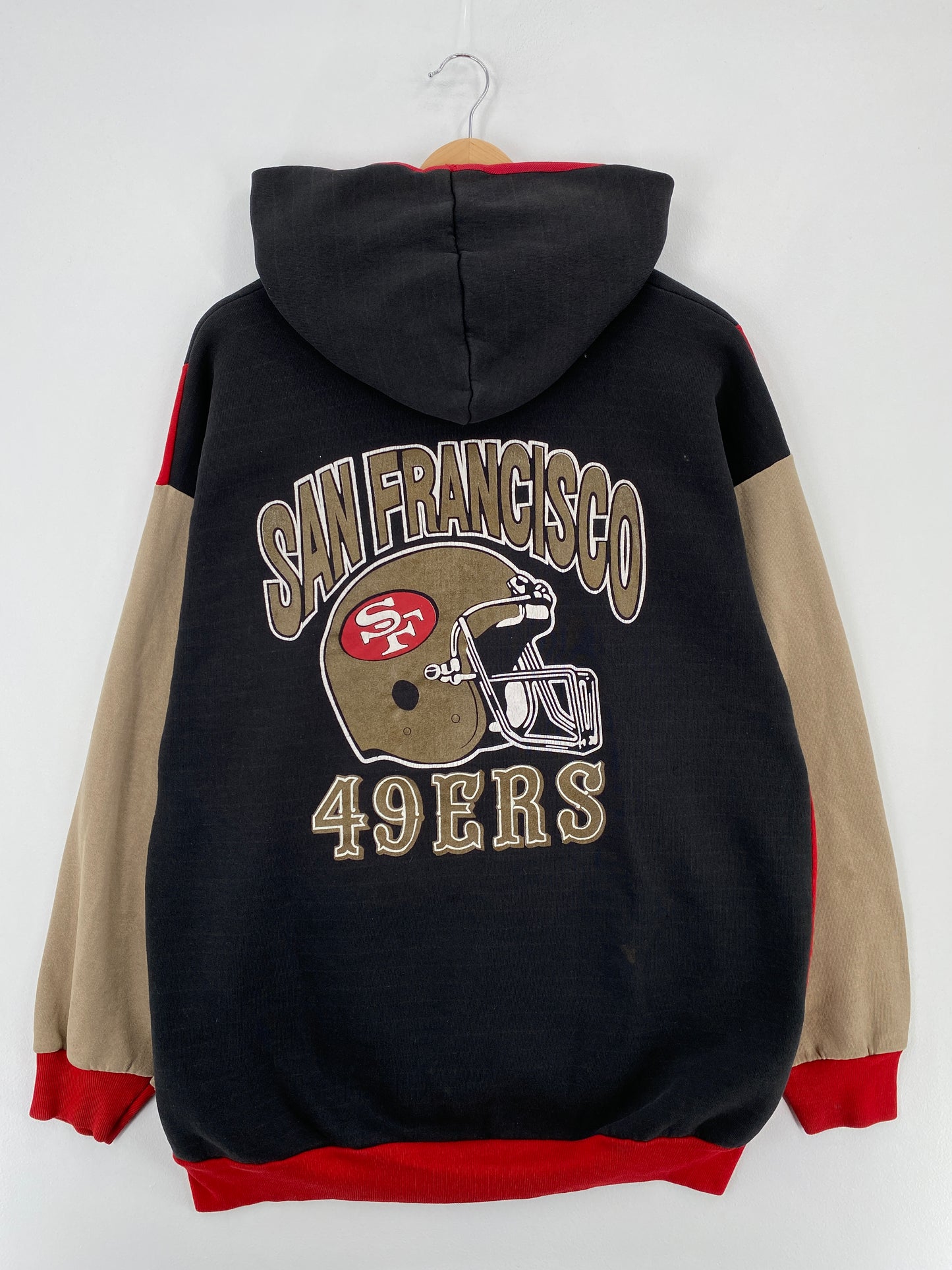 90’s SAN FRANCISCO 49ERS Size Approx.XL Vintage NFL Hoodie Sweat Shirt / E1632S