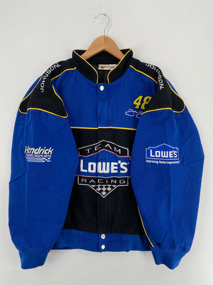Vintage JIMMY JOHNSON Size XL Racing Jacket/ A6407