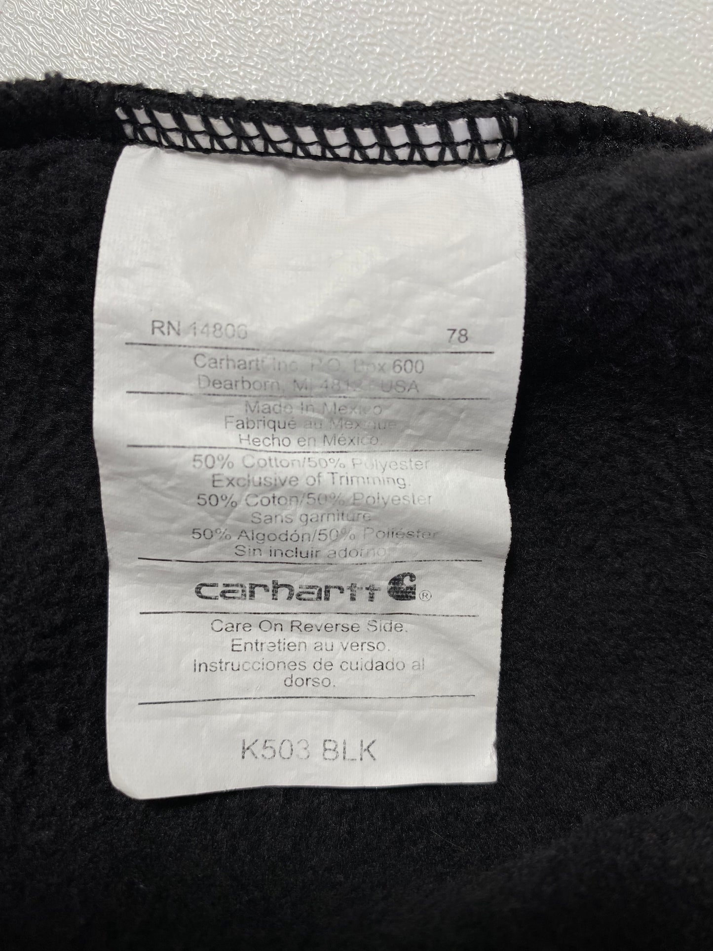 Vintage CARHARTT Size XL Half-Zip Sweat-shirts / A945