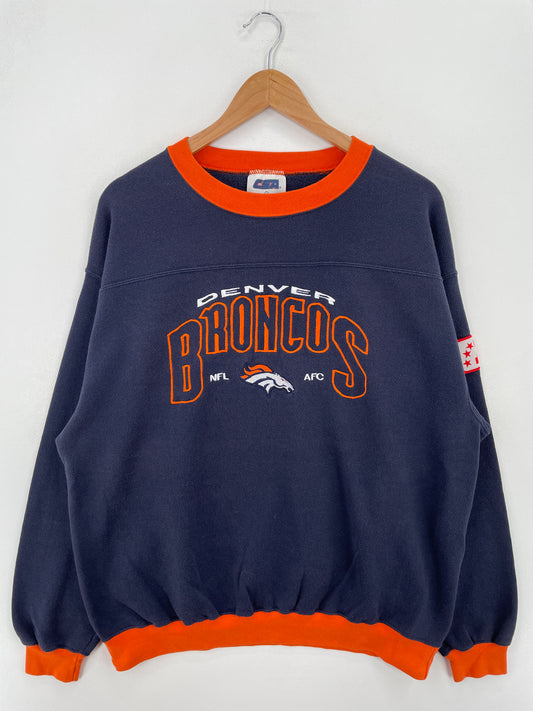 90’s DENVER BRONCOS Size L NFL College Sweat-Shirt / A7892