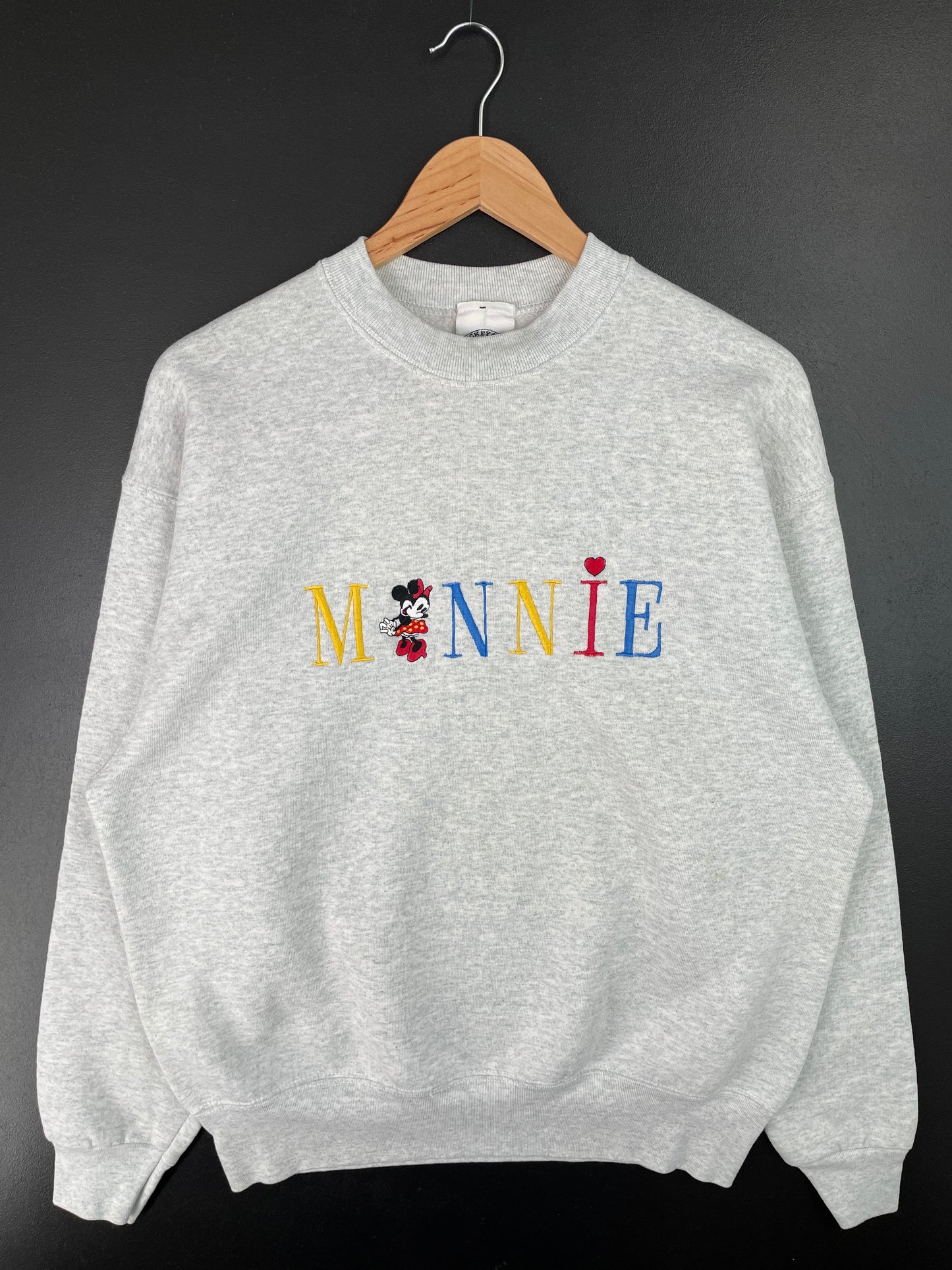 90's DISNEY MINNIE Made in USA Size L Vintage Sweat-shirt / A7420