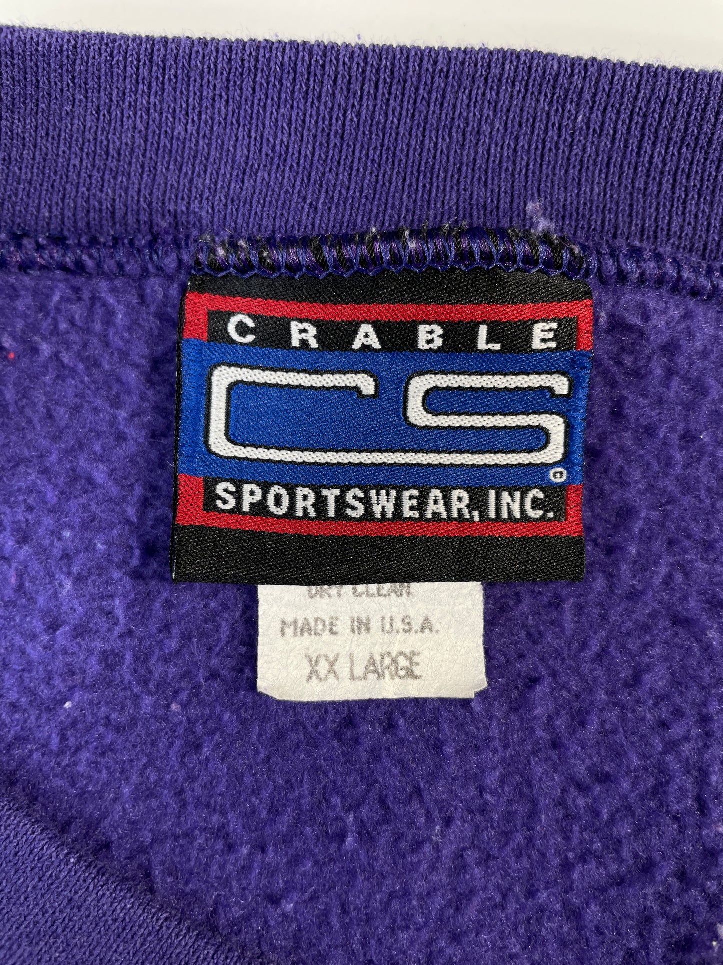 90's NORTHWESTERN WILDCATS Made in USA Size XXL Vintage College Sweat-Shirt / A6589