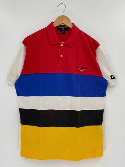 .90’s POLO RALPH LAUREN SPORT Size L Vintage Polo-Shirts / A7346