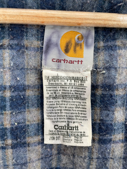 Vintage CARHARTT Size M Hoodie Denim Jacket / A7300