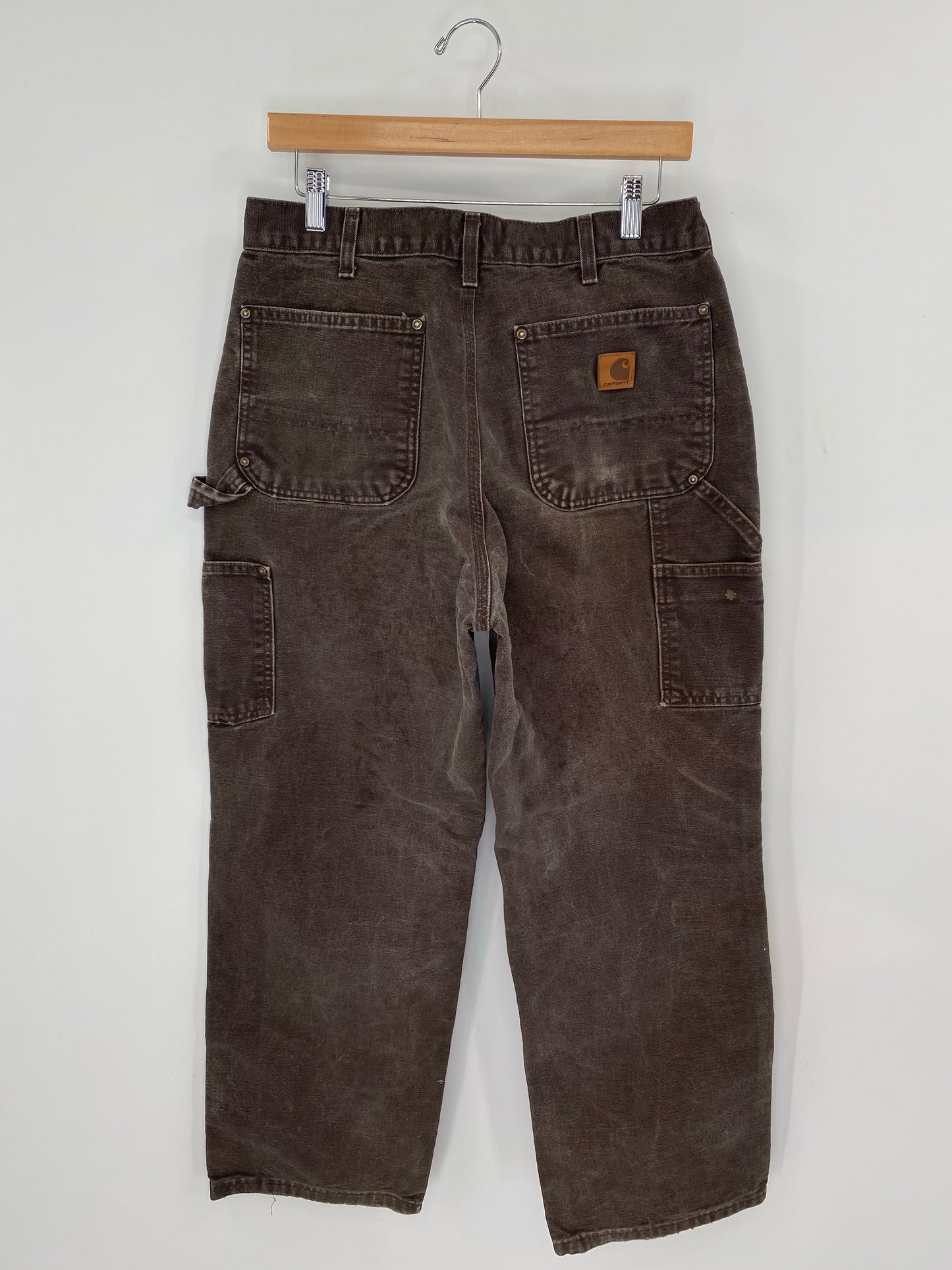 Vintage CARHARTT Double Knee Size 33x32 Duck Pants / K8213